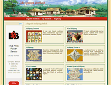 Tablet Screenshot of mahjonggjatekok.com